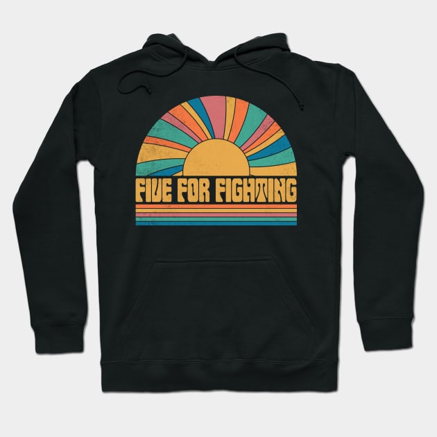 Graphic Fighting Proud Name Distressed Birthday Retro Style Hoodie by Friday The 13th